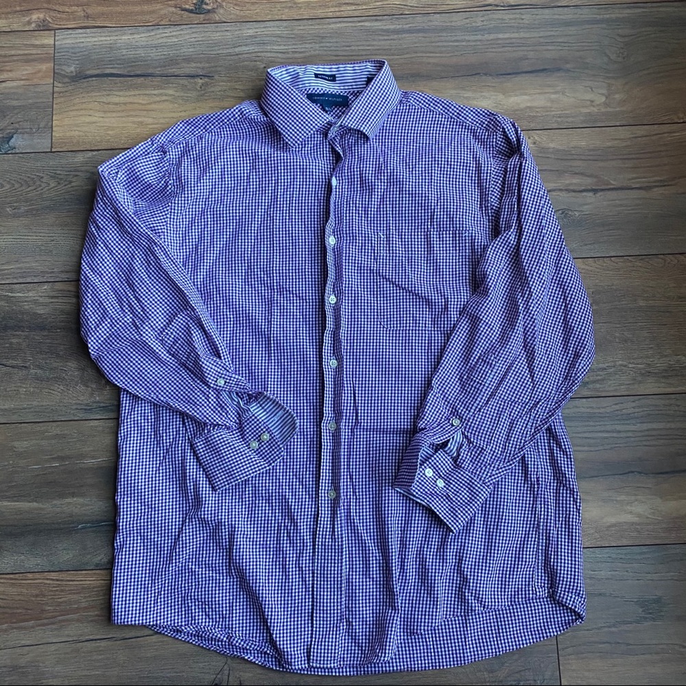 {preloved} Men’s Tommy Hilfiger Purple Button Down